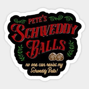 Schweddy Balls V.2 Sticker
